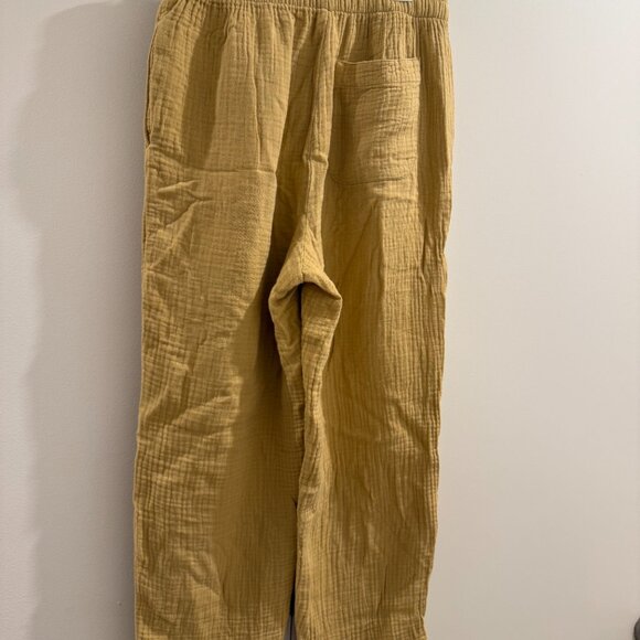 Madewell Lightspun Tapered Huston Pull-On Crop Pants - Picture 3 of 4